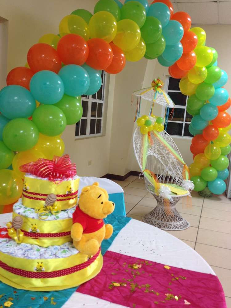 Winnie The Pooh Baby Shower Decorations Party City
 Winnie the Pooh Baby Shower Party Ideas