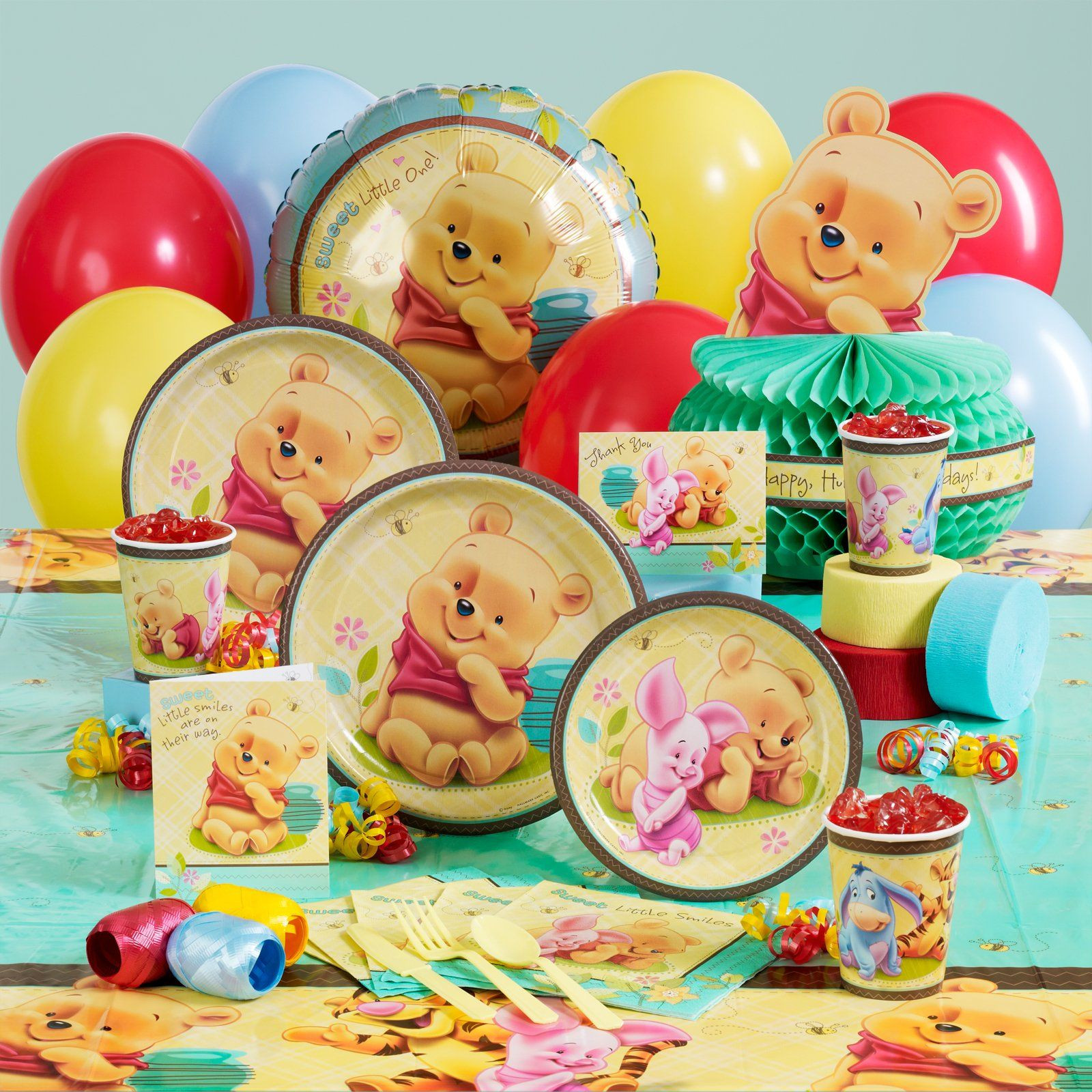 Winnie The Pooh Baby Shower Decorations Party City
 Baby Boy Shower Attractive Cute Winnie The Pooh Baby