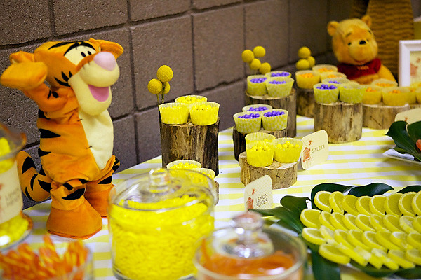 Winnie The Pooh Birthday Party
 Champagne and Cupcakes The Hunny Sip and See Inspiration