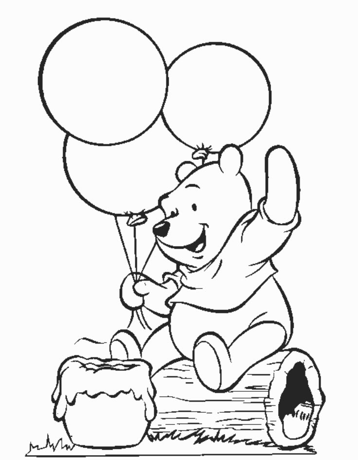 Winnie The Pooh Printable Coloring Pages
 Free Printable Winnie The Pooh Coloring Pages For Kids