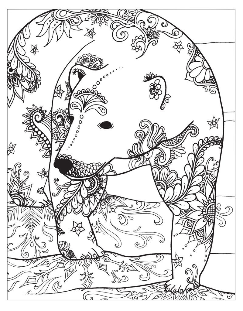 Winter Adult Coloring Pages
 Winter Coloring Pages for Adults Best Coloring Pages For