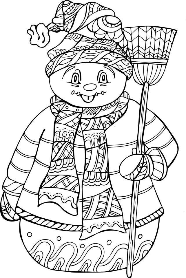 Winter Adult Coloring Pages
 ADULT COLORING BOOK 30 Winter Chill Coloring Pages