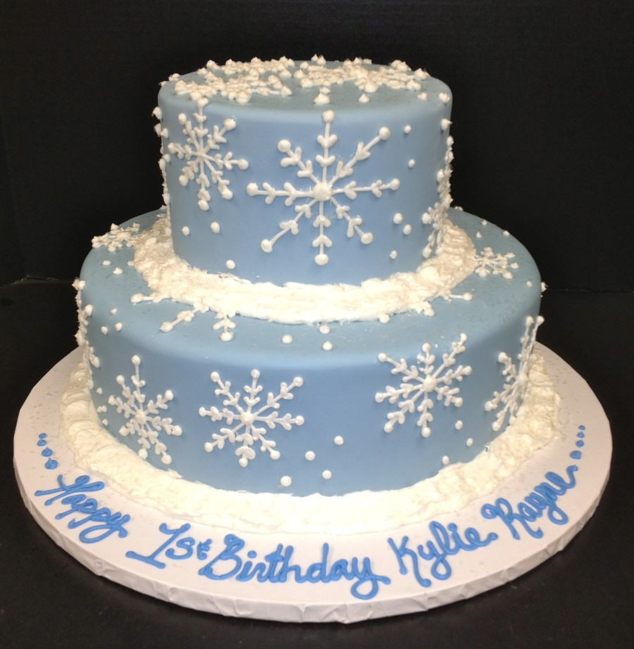 Winter Birthday Cake
 1St Winter Birthday CakeCentral