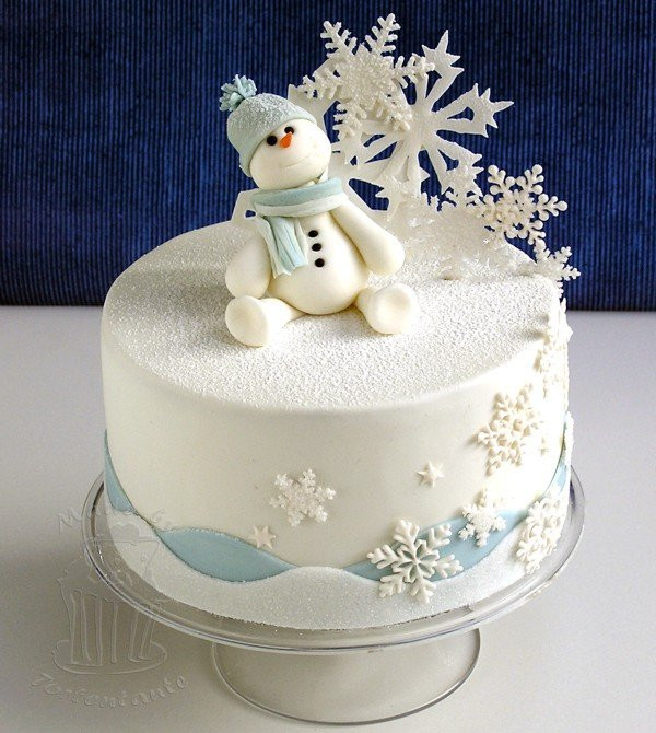 Winter Birthday Cake
 Pretty Snowman Cake Ideas for Christmas Pretty Designs