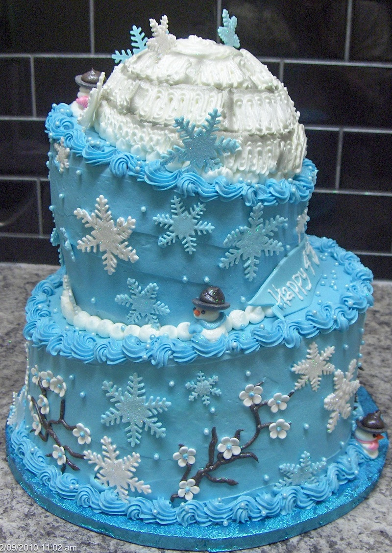 Winter Birthday Cake
 Wedding Cakes April 2013