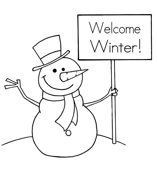 Winter Coloring Pages For Toddlers
 Winter Coloring Pages