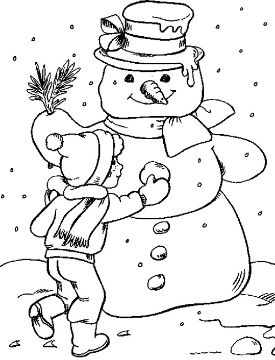Winter Coloring Pages For Toddlers
 Winter Coloring Pages For Kids Print and Color the
