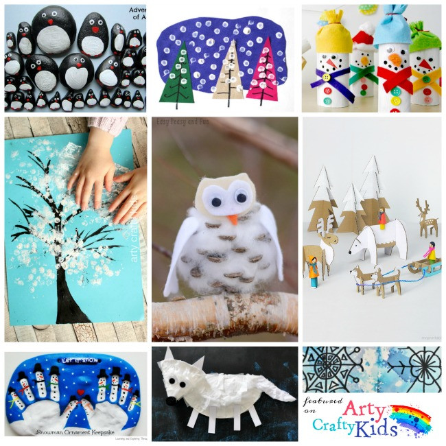 Winter Crafts Kids
 16 Easy Winter Crafts for Kids Arty Crafty Kids
