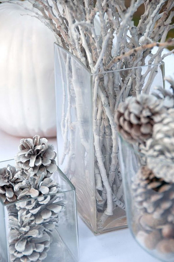 Winter Decor DIY
 30 Beautiful Pinecone Decorating Ideas & Tutorials for Holiday