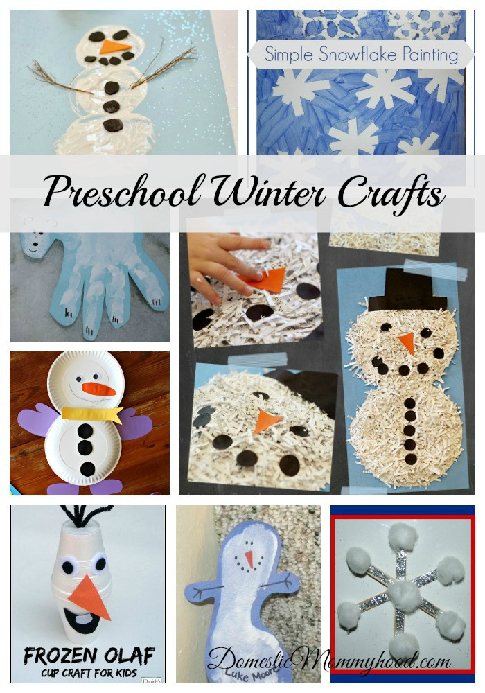 Winter Preschool Craft Ideas
 Preschool Winter Crafts Domestic Mommyhood