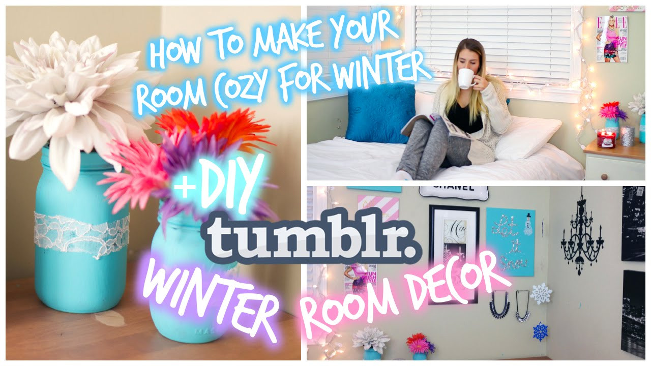 Winter Room Decorations DIY
 DIY Tumblr Inspired Winter Room Decor How To Make Your