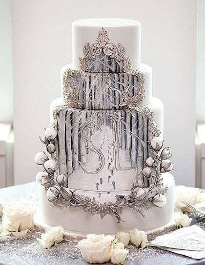 Winter Wonderland Wedding Cakes
 Winter Wonderland Wedding Cakes
