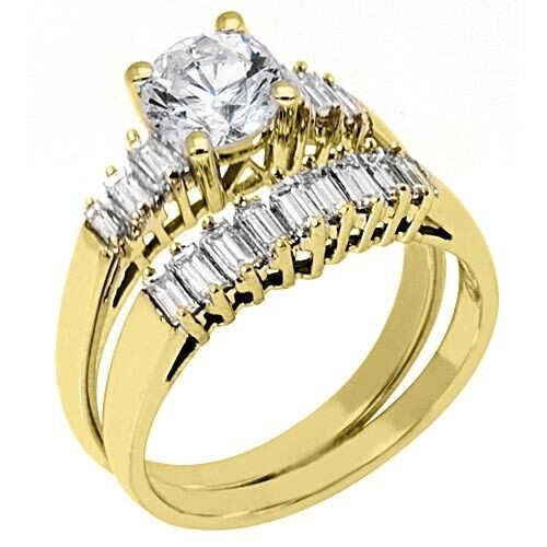 Womens Diamond Wedding Rings
 WOMEN DIAMOND ENGAGEMENT RING WEDDING BAND BRIDAL SET