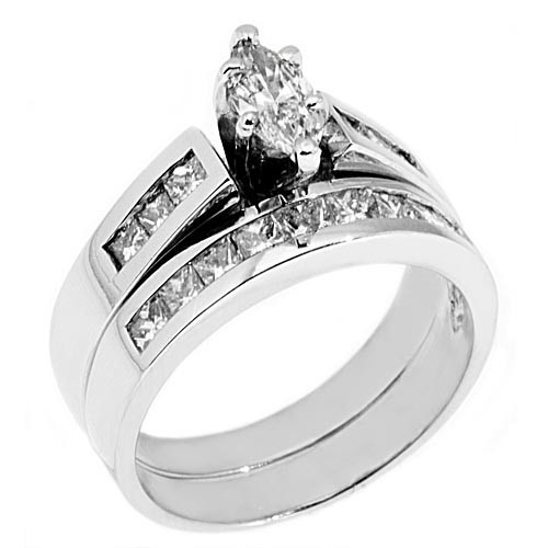 Womens Diamond Wedding Rings
 WOMENS PLATINUM MARQUISE CUT DIAMOND ENGAGEMENT RING