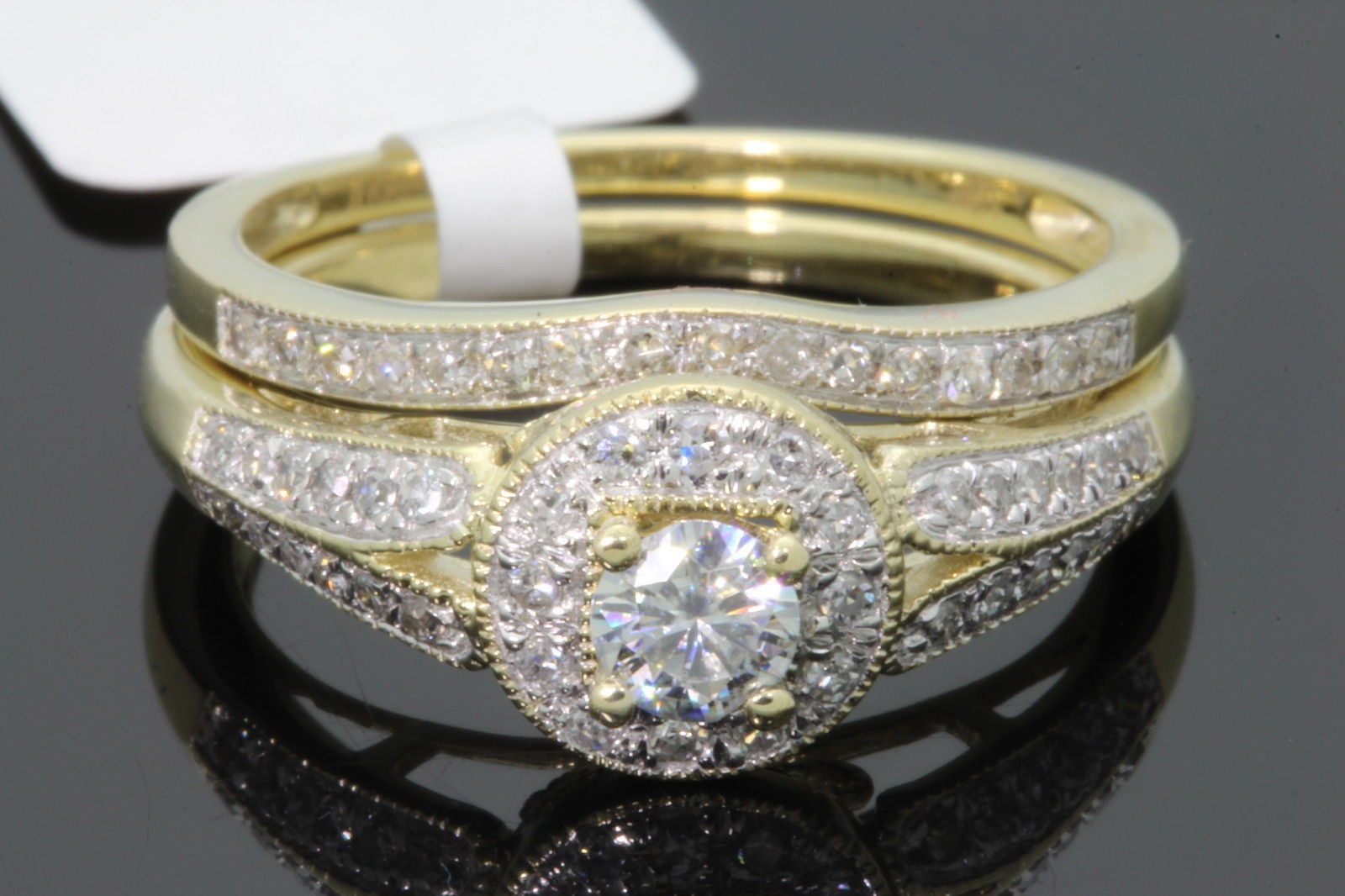Womens Diamond Wedding Rings
 10K YELLOW GOLD 48 CARAT WOMENS REAL DIAMOND ENGAGEMENT