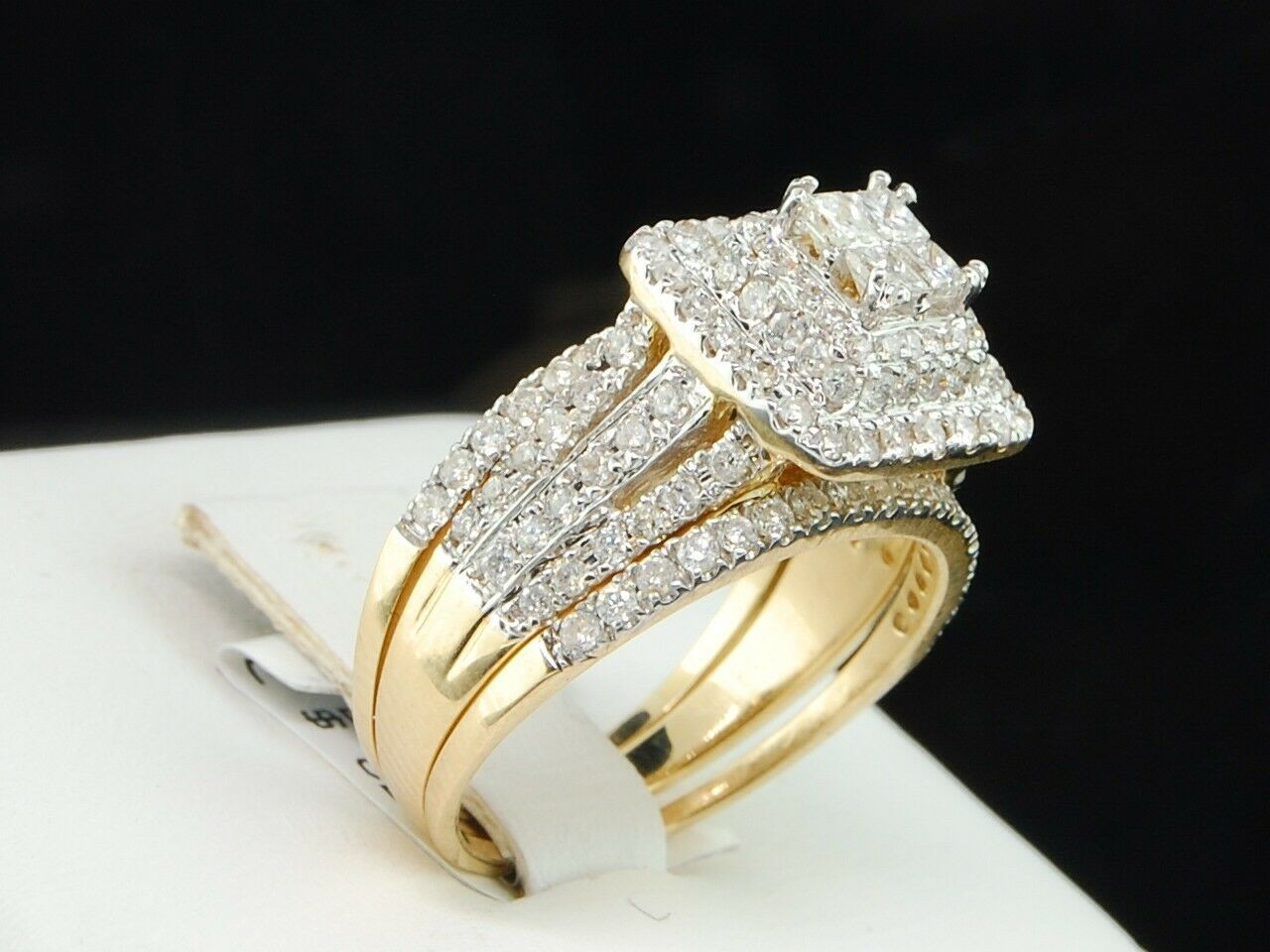 Womens Diamond Wedding Rings
 La s 14K Yellow Gold Princess Diamond Engagement Ring