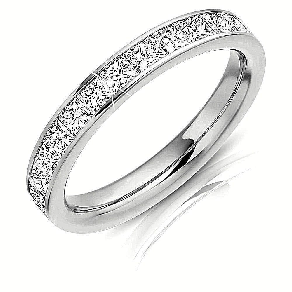Womens Diamond Wedding Rings
 1 Ct Princess Cut Eternity Diamond Women s Engagement