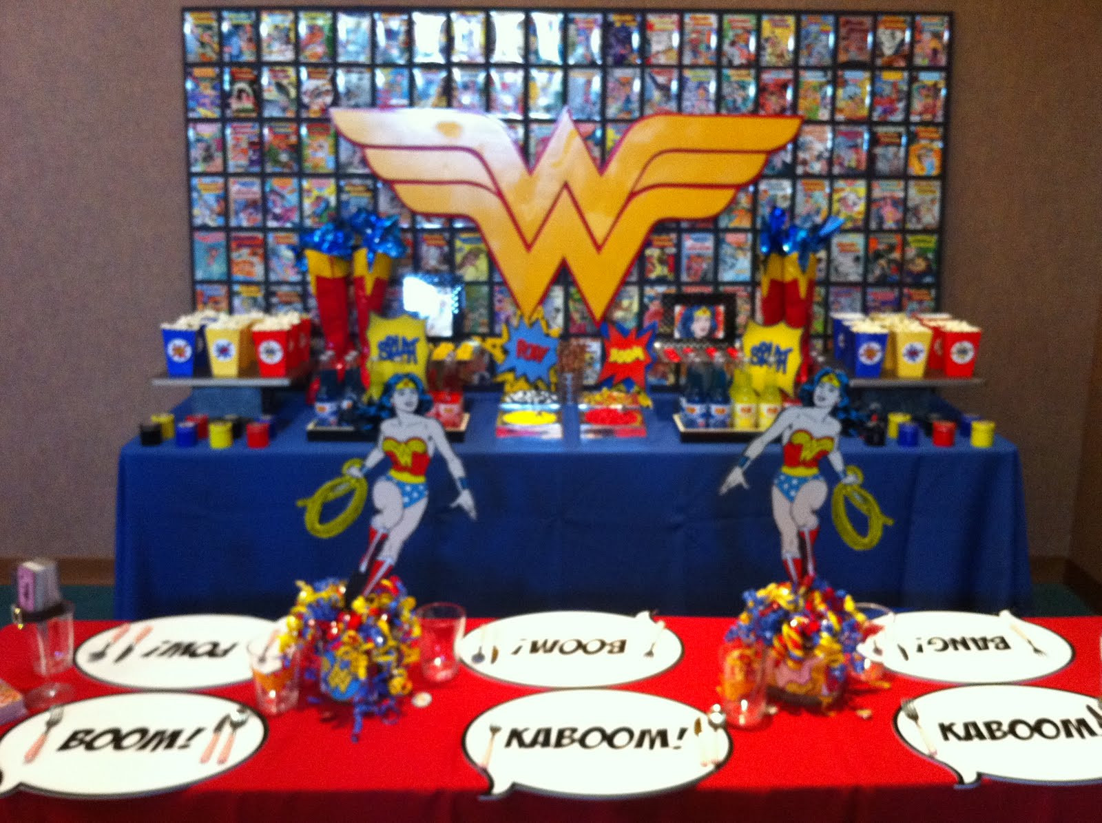 Wonder Woman Birthday Party Supplies
 Setting the Mood August 2010