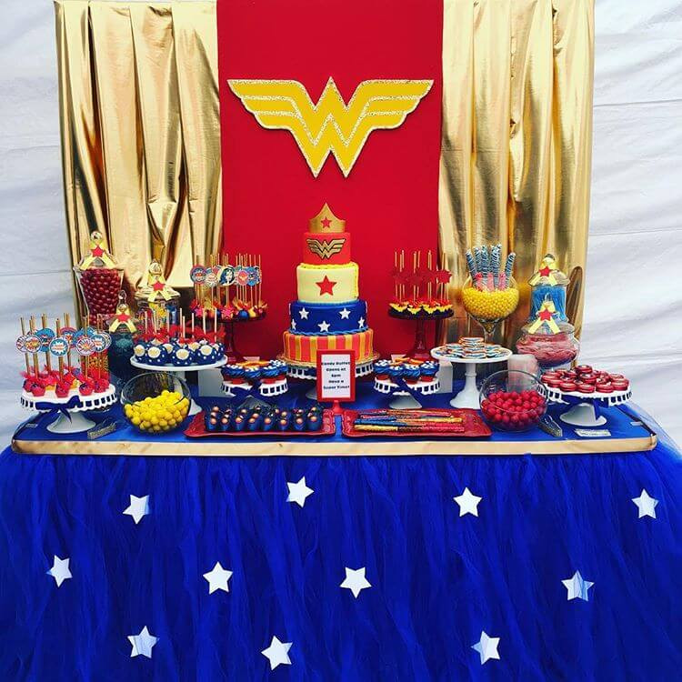 Wonder Woman Birthday Party Supplies
 Classy Wonder Woman Birthday Party Decor Halfpint Party