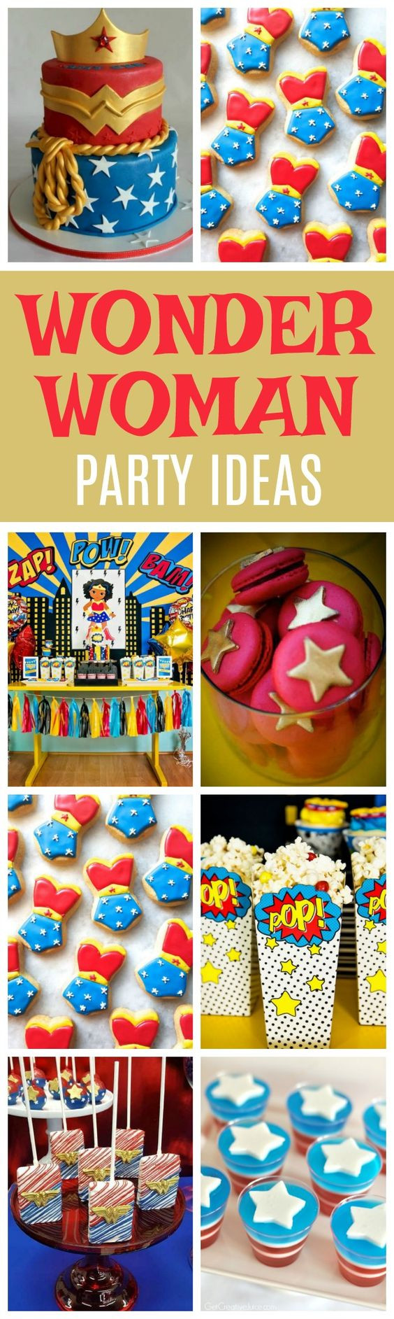 Wonder Woman Birthday Party Supplies
 19 Wonder Woman Party Ideas Pretty My Party Party Ideas