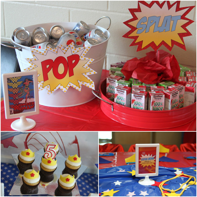 Wonder Woman Birthday Party Supplies
 Awesome "Wonder Woman" Birthday Party