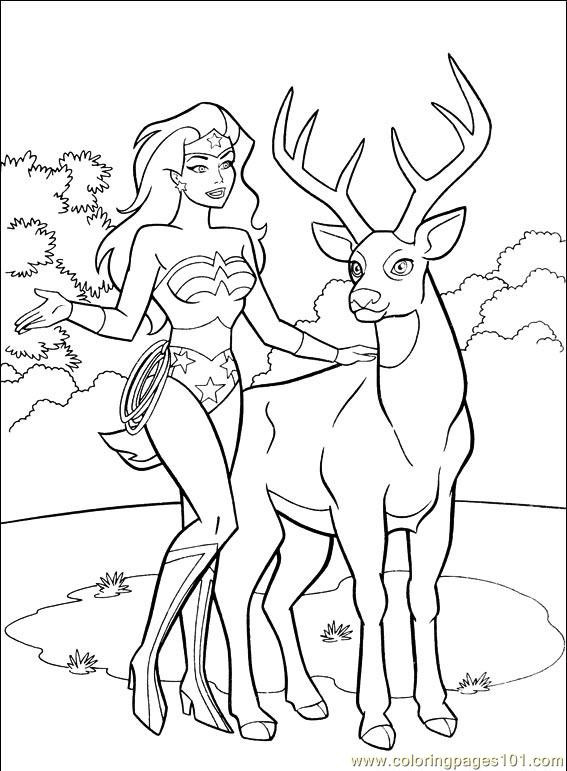 Wonder Woman Printable Coloring Pages
 coloring technique wonder women