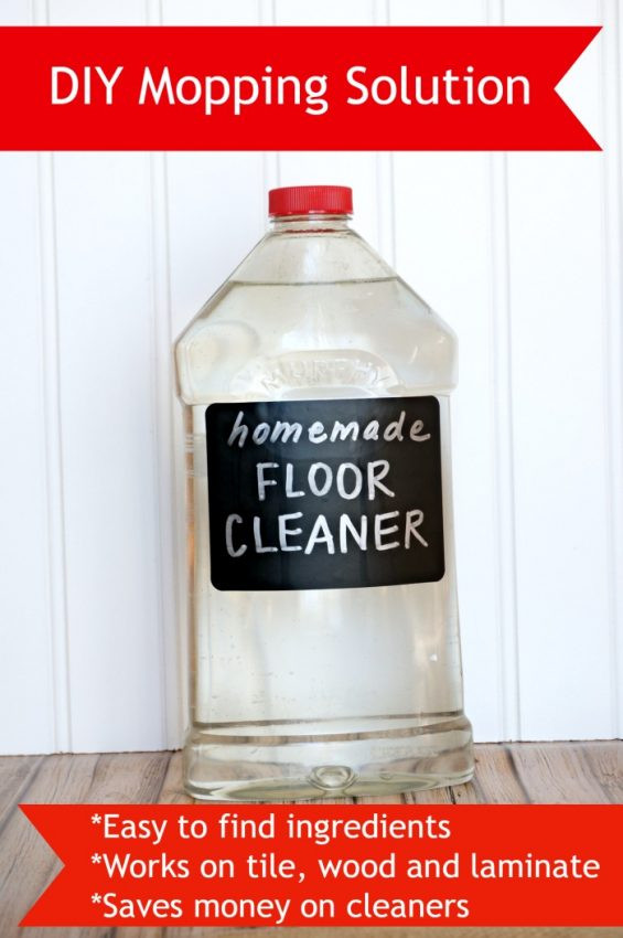 Wood Cleaner DIY
 DIY Mopping Solution Works Great For Most Floors