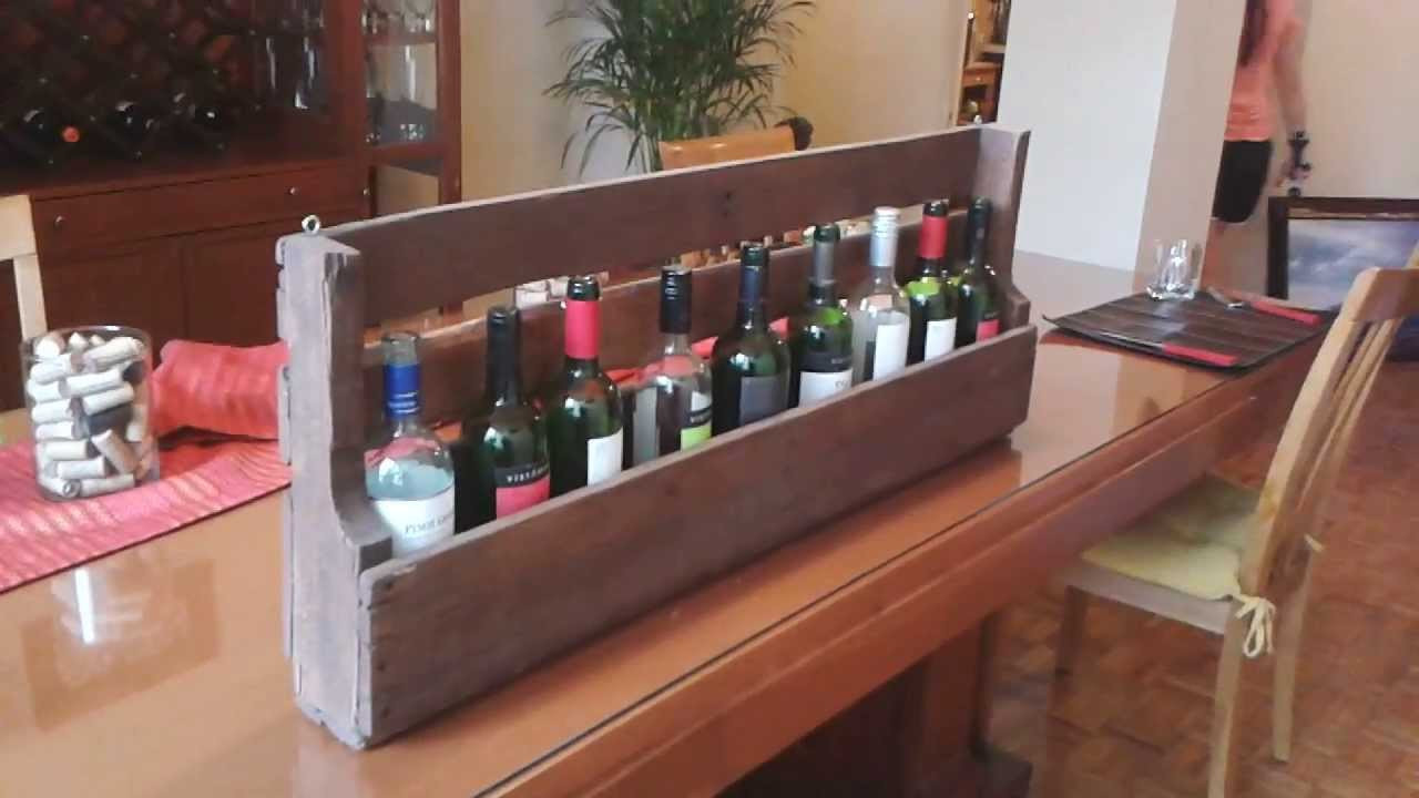 Wood Pallet Wine Rack DIY
 RECYCLED PALLET WINE RACK BOOK MAGAZINE RACK EASY DIY