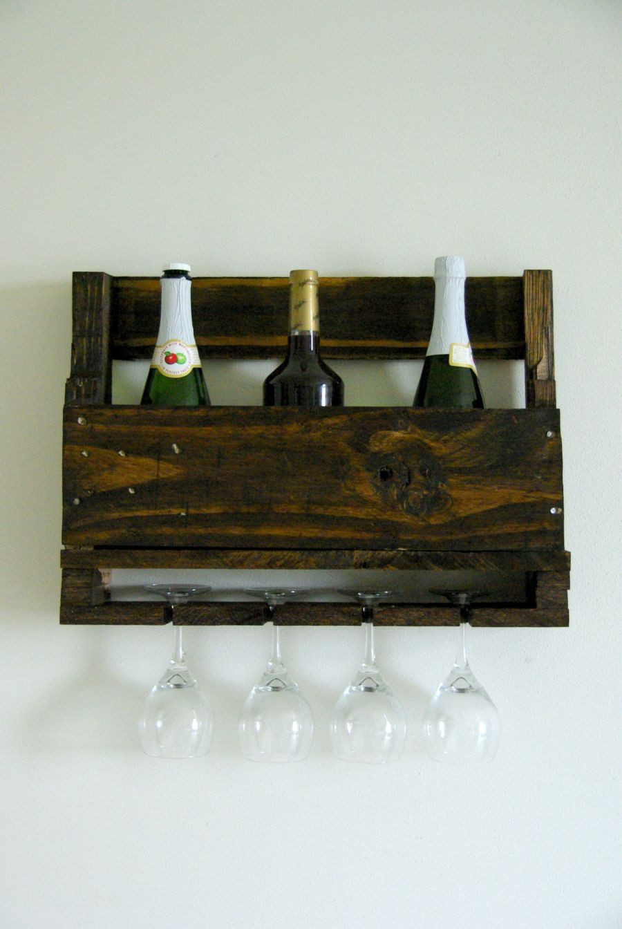 Wood Pallet Wine Rack DIY
 DIY Wall Mounted Wine Racks Made Pallets