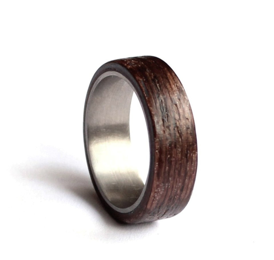 Wood Wedding Rings For Men
 Stainless Steel Wedding Ring Mens Wedding Band Wood Mens