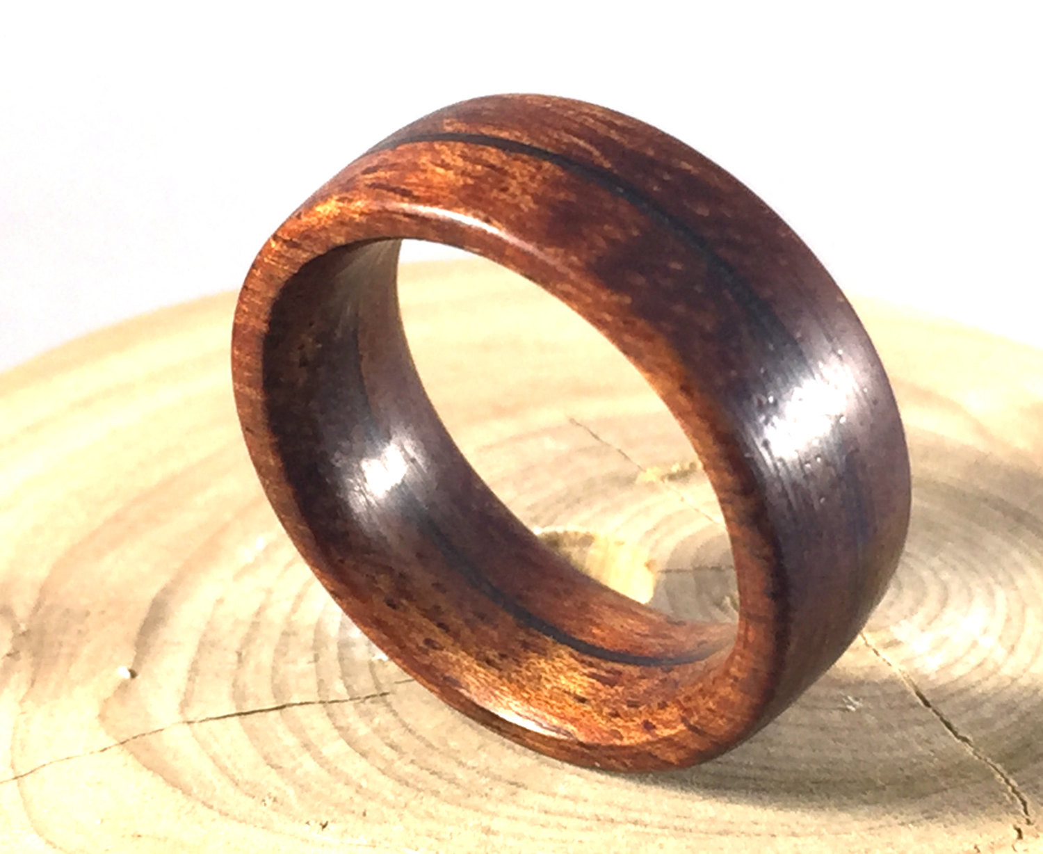 Wood Wedding Rings For Men
 Mens Ring Wooden Ring Mens Wood Ringwood ring Koa wood