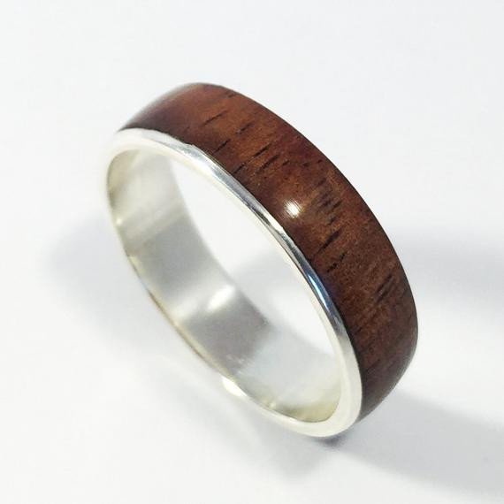 Wood Wedding Rings For Men
 Mens wood wedding band wood ring wood wedding ring mens