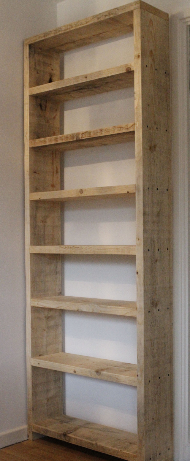 Wooden Bookshelf DIY
 SNS 77 is all about shelving Funky Junk