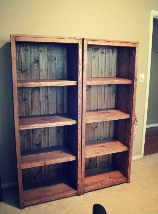 Wooden Bookshelf DIY
 DIY Nursery Teepee Shelf