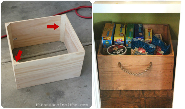 Wooden Box DIY
 DIY Spice Packet Organizer and other Wooden Crates for
