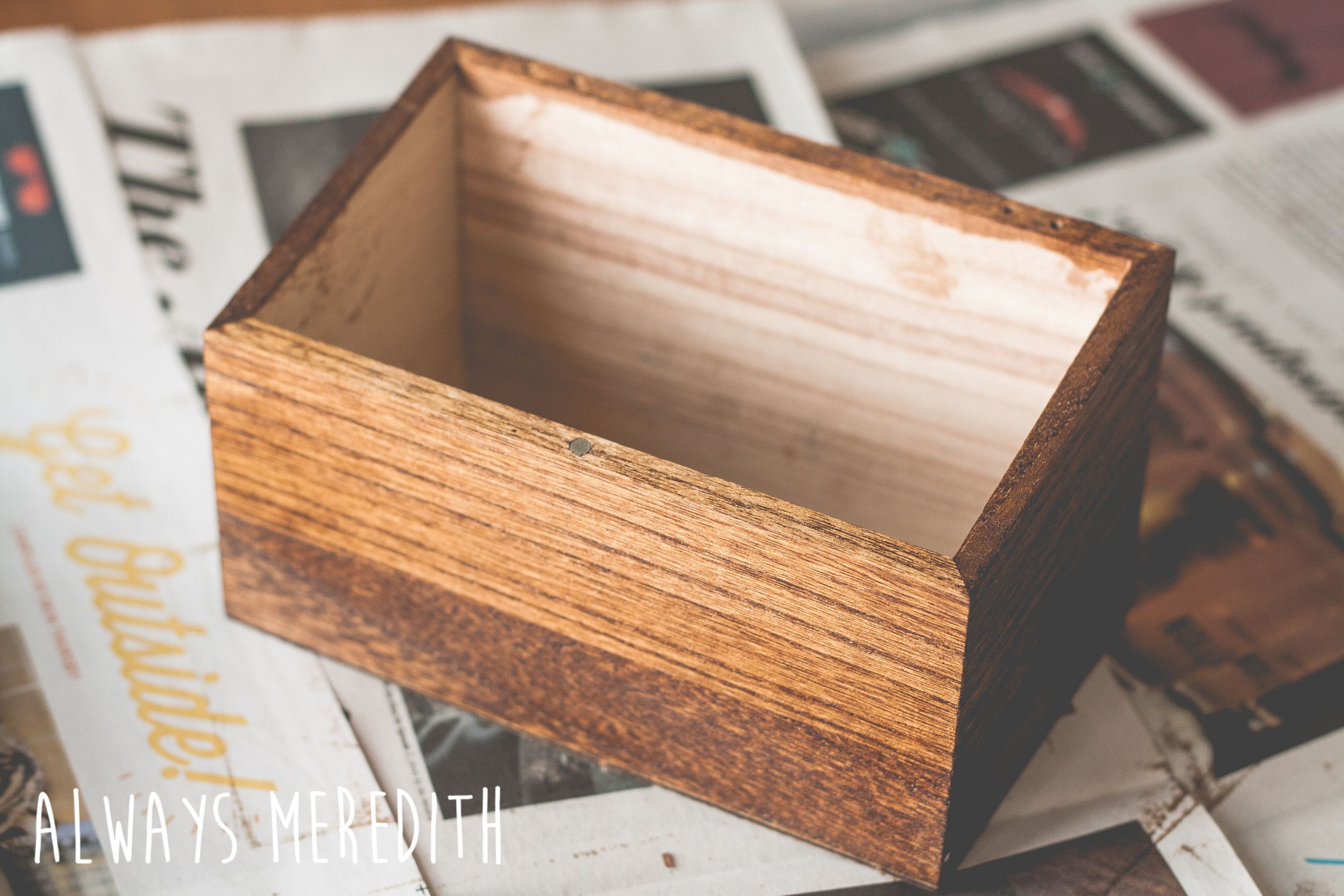 Wooden Box DIY
 DIY… Wooden Box