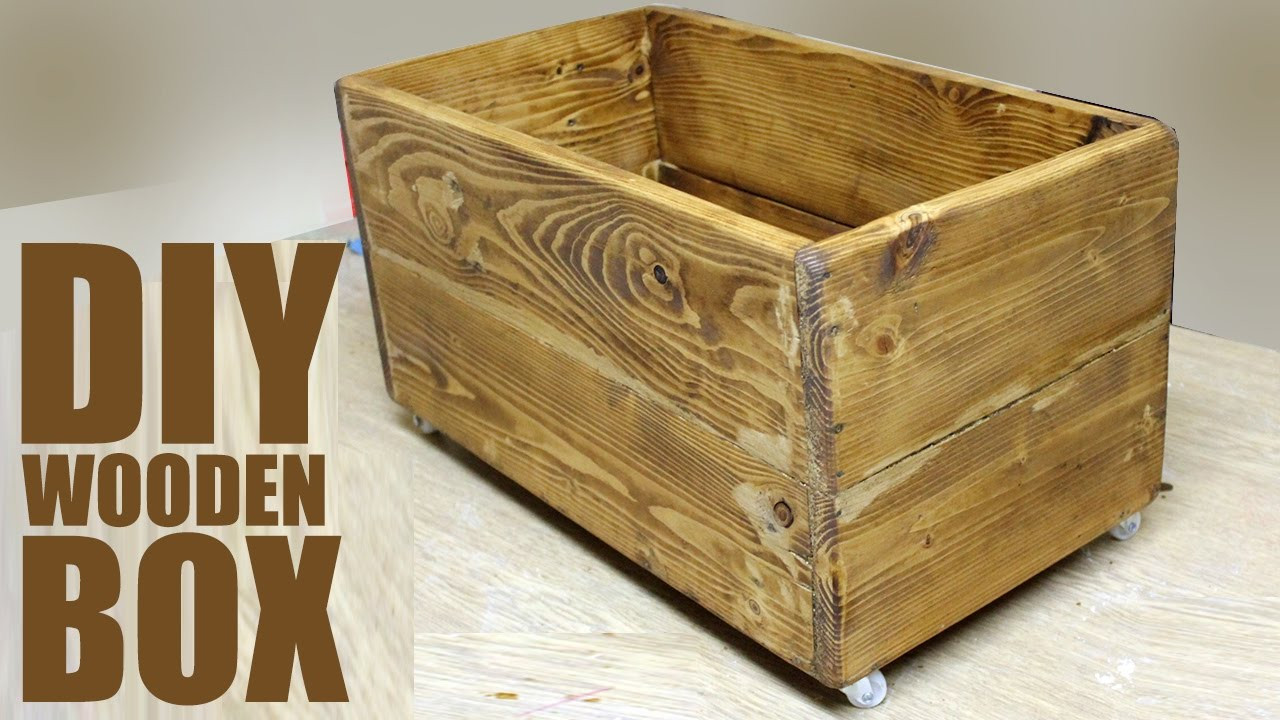 Wooden Box DIY
 DIY Wooden Box Pallet Wood Project