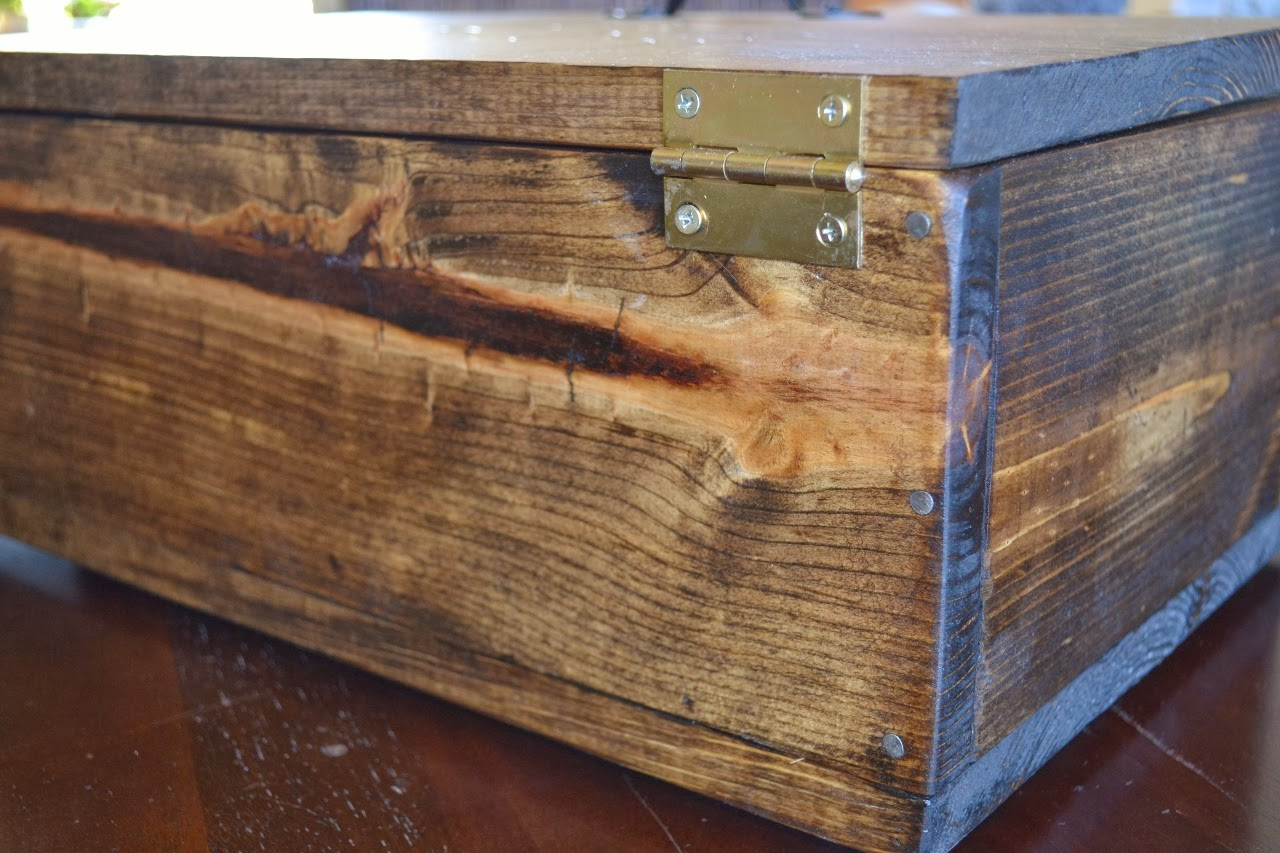 Wooden Box DIY
 Over The Apple Tree DIY Wooden Box