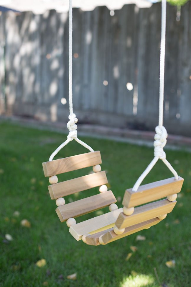Wooden Swing For Kids
 DIY Tree Swing for Kids & Adults