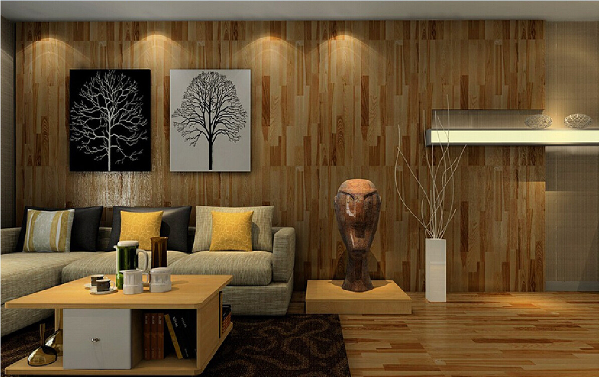 Wooden Wall Designs Living Room
 Contemporary Living Room Modern Reclaimed Wood Wall Rustic