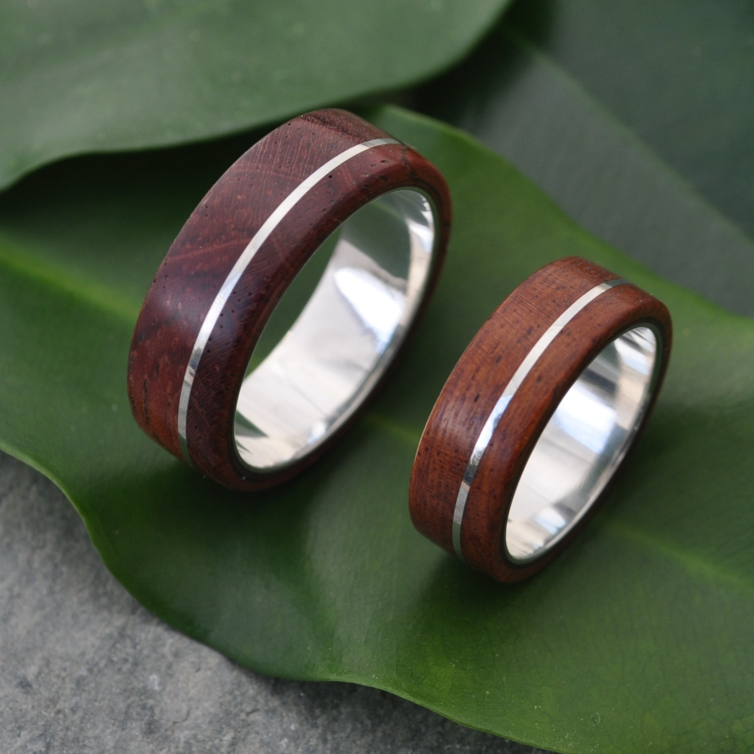 Wooden Wedding Ring
 Asi Guapinol Wood Ring sustainable wood wedding ring in