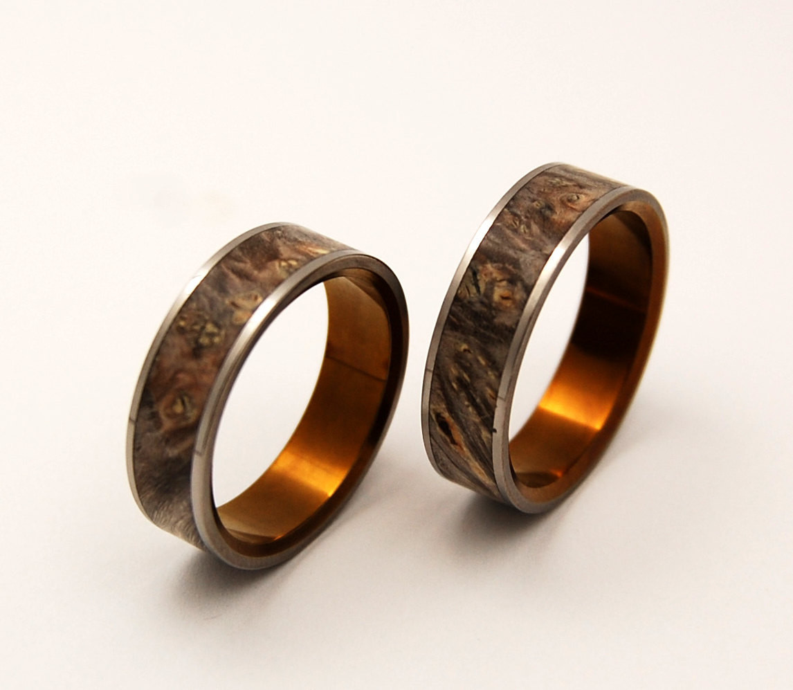 Wooden Wedding Ring
 Gold Diamond Pendants Khrysos Wooden Wedding Rings