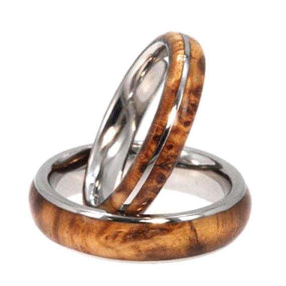 Wooden Wedding Ring Sets
 Wooden Wedding Bands Wood Wedding Ring Set Black by
