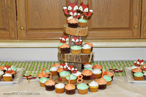 Woodland Themed Baby Shower Cupcakes
 Woodland Themed Baby Shower ⋆ Rescued Paw Designs Crochet
