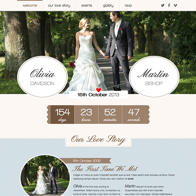 Wordpress Wedding Theme
 Romantic Wedding WordPress Theme WPExplorer