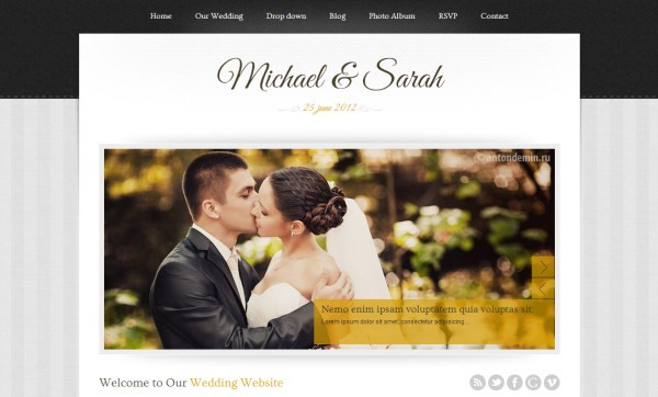 Wordpress Wedding Theme
 The Best WordPress Wedding Themes