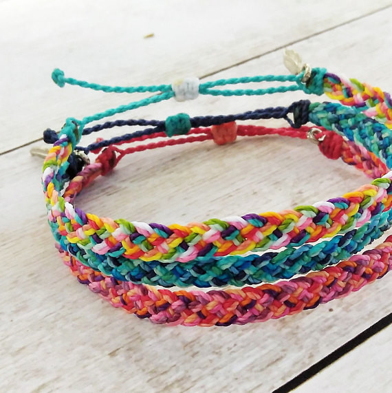 Woven Anklet
 Surfer Bracelet or Anklet Braided Bracelet or Anklet