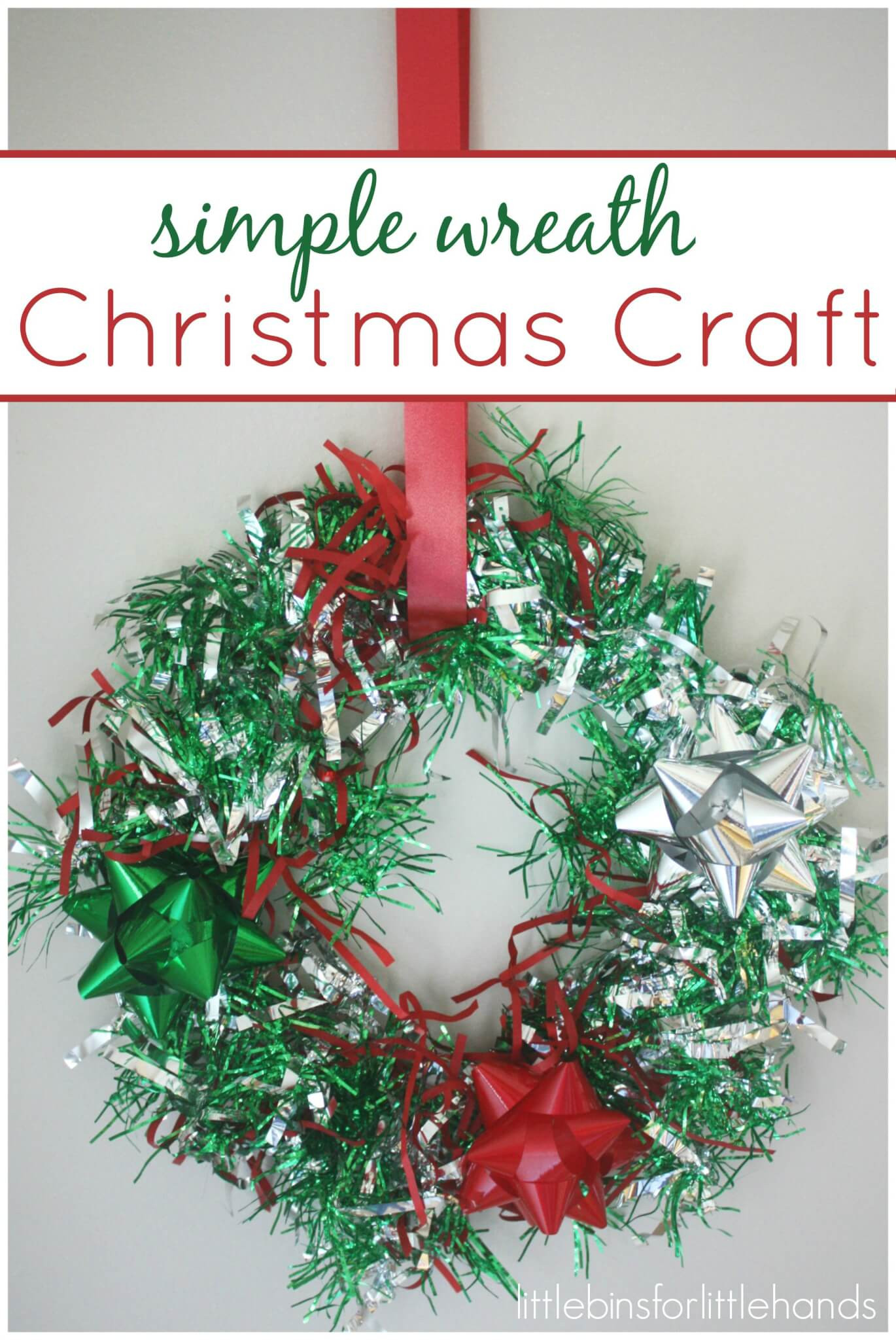 Wreath Craft For Kids
 Christmas Wreathe Craft Activity for Kids
