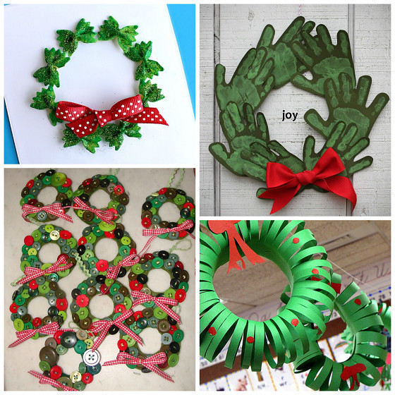Wreath Craft For Kids
 Christmas Wreath Craft Ideas for Kids Crafty Morning