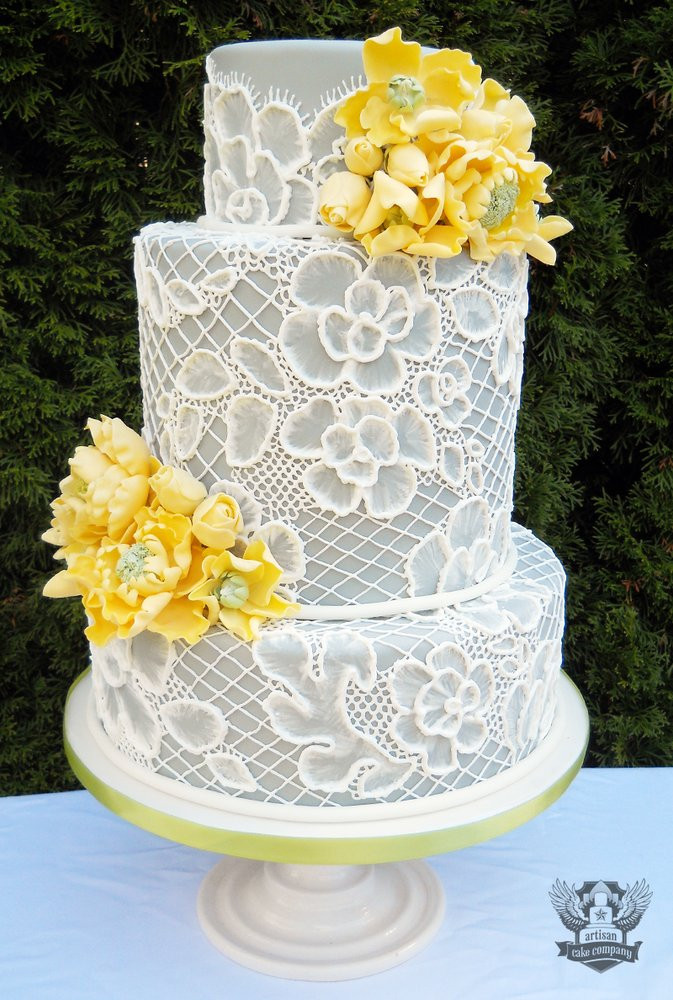 Yellow And Gray Wedding Cakes
 Grey Wedding Ideas 3 Perfect Colors to bine with Grey